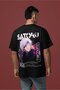 Gojo Satoru Jujutsu Kaisen Back Printed Unisex Oversized Anime T-Shirt - 3