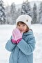 Pink Girl's Gloves 3-7 Years Old