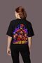 Jujutsu Kaisen Gojo Back Printed Unisex Oversized Anime Character T-Shirt - 3