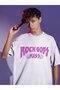 Kiss Rock Metal Back Printed Unisex Oversized Music Band t Shirt - 4