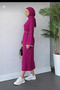 Women's Hijab Knitwear Dress - 2