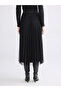 Özmarka New Season Elastic Waist Pleated Skirt - 8