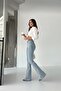 Lndy Tall Flare Navy Blue Jeans Denim Trousers - 8