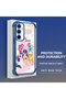 Samsung Galaxy A35 Compatible Transparent Silicone Camera Protection Anti-Impact Pony Pattern Case - 3