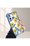Redmi 12C Compatible Transparent Silicone Case Little Yellow Flower Camera Protection Anti-Shock - 4