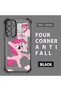 Samsung Galaxy A56 Compatible Transparent Silicone Case Pony Pattern Camera Protection Anti-Shock