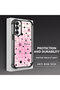 Samsung Galaxy A34 5g Compatible Transparent Silicone Colorful Star Camera Protection Anti-Shock Case