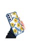Samsung Galaxy A14 Compatible Transparent Silicone Case Little Yellow Flower Camera Protection Anti-Shock - 2