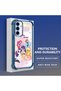 Samsung Galaxy A56 Compatible Transparent Silicone Camera Protection Anti-Shock Pony Pattern Case - 3