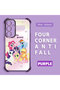 Samsung Galaxy A55 Compatible Transparent Silicone Camera Protection Anti-Shock Pony Pattern Case