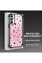Samsung Galaxy A14 Compatible Transparent Silicone Colorful Star Camera Protection Anti-Shock Case