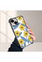 iPhone 15 Compatible Transparent Silicone Case Small Yellow Flower Camera Protection Anti-Shock - 5