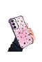 Samsung Galaxy A35 Compatible Transparent Silicone Colorful Star Camera Protection Anti-Shock Case - 3