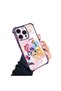 iPhone 14 Pro Compatible Transparent Silicone Camera Protection Anti-Bump Pony Pattern Case - 2