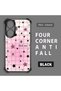 Realme C55 Compatible Transparent Silicone Colorful Star Camera Protection Anti-Shock Case - 2
