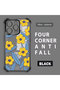 iPhone 14 Pro Compatible Transparent Silicone Case Small Yellow Flower Camera Protection Anti-Shock