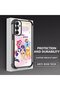 Samsung Galaxy A34 5g Compatible Transparent Silicone Camera Protection Anti-Bump Pony Pattern Case - 3