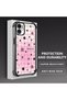 iPhone 11 Compatible Transparent Silicone Colorful Star Camera Protection Anti-Shock Case