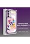 Samsung Galaxy A16 Compatible Transparent Silicone Camera Protection Anti-Shock Pony Pattern Case - 3