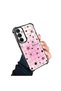 Samsung Galaxy A35 Compatible Transparent Silicone Colorful Star Camera Protection Anti-Shock Case - 3