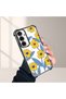 Samsung Galaxy S24 Fe Compatible Transparent Silicone Case Little Yellow Flower Camera Protection Anti-Shock - 4