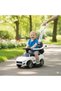 RIDE ON CAR WITH PUSH BAR-White - 3