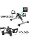 Mini Exercise Bike Compact Arm and Leg Exerciser with LCD Monitor Adjustable Resistance Foldable. - 7
