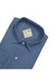 Men's Classic Wide Cut Striped Navy Blue Long Sleeve Shirt - 2