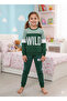 Lusana Unisex Top and Bottom Set Combed Cotton Set Tracksuit Pajama Set - 3