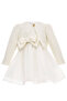 36326Pr Ecru Baby Girl Dress with Jacket
