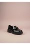 Women's Patent Leather Loafer Buckle Orthopedic Sole Oxford Classic Casual Stylish Detailed Shoes - 4