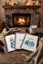 A5 Spiral 3-Pack Unlined Notebook Set - 14.8 X 21 cm 40 Sheets Notebook Winter Series 2
