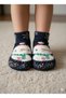 Children's Moccasin Socks Booties Slippers - Non-Slip Home & Kindergarten Shoes - 2
