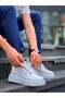 Kb-X10 Men's Casual Lace-Up Leather Sports Sneaker Shoes Cbt - White - 7