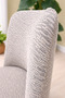 Good Quality Kitchen Chair Cover Large Oval Jacquard Washable Stretch Elastic Chair Cover 1Pc - 4