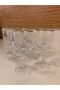 Bohemia Crystal Coffee Glass with Gold Striping, Set of 6, Height 13 Cm, Diameter 6 cm - 6
