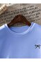 OVERSIZE T-SHIRT WITH TINY RIBBON PRINT - 4