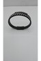 Faux Leather Magnetic Snap Men's Beaded Stone Bracelet - 2
