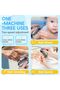 Electric Automatic Nail Clipper,Fingernail Cutter and File 2 in 1 Design, Nail Scraps Storage,USB Rechargeable Safety Fingernail Trimmer for Baby, Kids, Seniors and Adult (Black and Grey) - 2