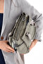 Sanmorris Women's 4-Compartment Parachute Fabric Adjustable Crossbody Hand and Shoulder Bag - 4