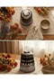 Cutting Decor Handcrafted Liva Mercury Glass Czech Napkin Holder - 4