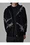 Stone Embroidered K Hooded Sweatshirt - 4