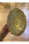 Esterhomedecor Single-Person Original Italian Rosewood Oval Serving Tray Cream - 7