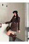 Women's Leather Belt Detailed Blazer Jacket
