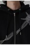 Stone Embroidered K Hooded Sweatshirt - 7
