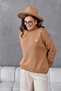 Women's Turtleneck Soft Textured Knit Sweater 10991 - 5