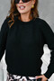 Women's Crew Neck Lace-Like Knit Soft-Textured Sweater 8430Sw - 5