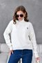 Women's Turtleneck Soft Textured Knit Sweater 10991 - 3