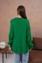 Women's Polo Neck Embroidery Detail Side Slit Casual Knitwear Sweater 224292 - 6