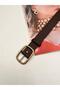 Brown/Antique Buckle Women's Belt Pantalon Belt Coat Belt